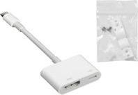 Adapter Lightning Vivolink PROADRING6, 0.1m, me mbajtës kablli, i bardhë
