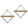 Set rafte muri Zannard 30x14x30Hcm (HM8929.11), zezë
