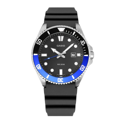 Orë dore Casio MDV-107-1A2VEF, për meshkuj, çelik inox, argjendi