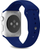 Rrip smartwatch Puro Icon Strap, për Apple Watch 44mm, silikon, blu e errët