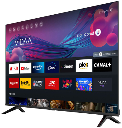TV SPONGE Ultra HD 4K Smart, 55", VIDAA, i zi