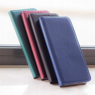 Këllëf telefoni TelForceOne Setty Smart Magnetic, flip me magnet, funksion stand, i zi