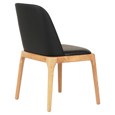 Karrige ngrënieje Furlan 54,5x58x86Hcm (HM9944.01), zezë