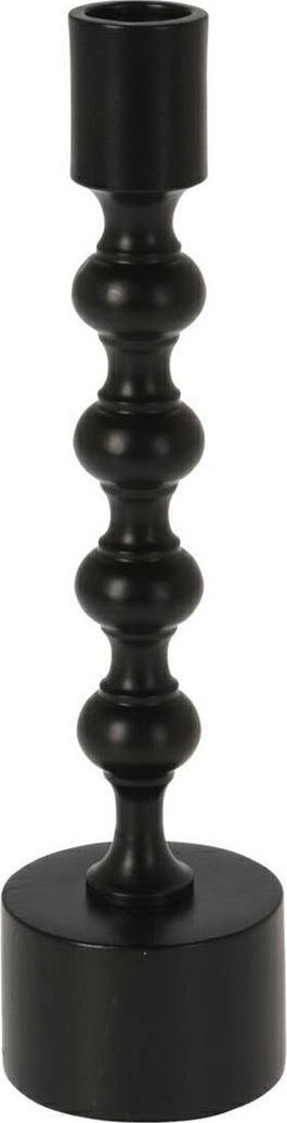 Mbajtëse qiriu H&amp;S Decoration Loft, metal, 23cm, e zezë