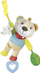 Loder varëse për bebe Clementoni Soft Hanging Bear, ari pelush i butë, lahet në lavatriçe, shumëngjyrësh