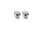 Kapak valvule SKULL VC2912, set 2 copë, plastikë, i bardhë