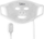 Maskë fytyre LED Silkn FLM100PE1001, 4 ngjyra dritash, silikoni, e bardhë