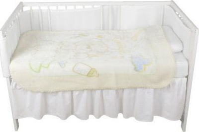 Batanije për bebe Babymatex Shell Blanket, 80x110cm, ecru