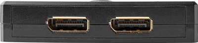 Прекинувач DisplayPort Lindy 2 Port 1.2, 4K 60Hz, двонасочен, црн