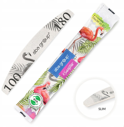 Set lima thonjsh Aba Group Half Moon SLIM, 100 180, 10 copë, gri