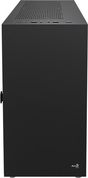 Kasa PC Aerocool CS-111-G-BK-v1 Mini Tower, xham i temperuar, e zezë