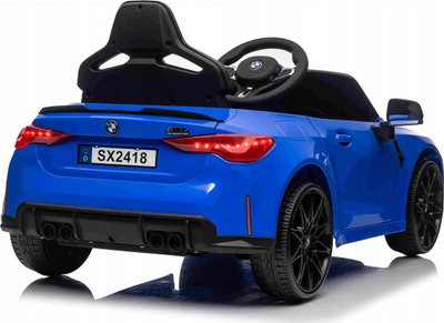 Makinë elektrike lodër Triton BMW M4, për fëmijë, blu