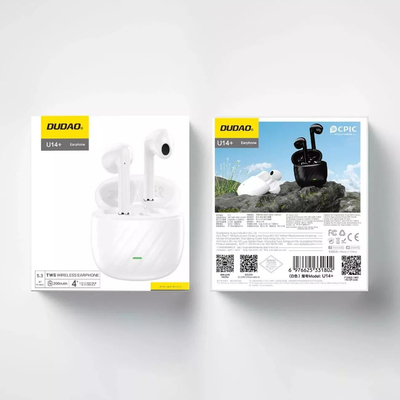 Kufje wireless Dudao U14+, TWS, Bluetooth 5.3, të bardha