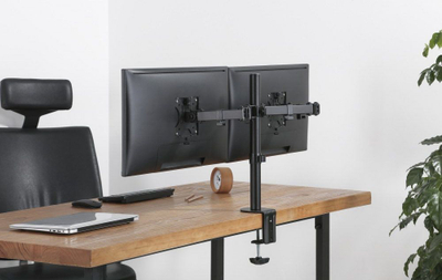 Mbajtëse tavoline për monitorë InLine ICA-LCD 582-D, 13-32", 8kg, e zezë