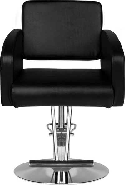 Karrige parukerie Activeshop Hair System HS40, lartësi e rregullueshme, bazë kromi, e zezë