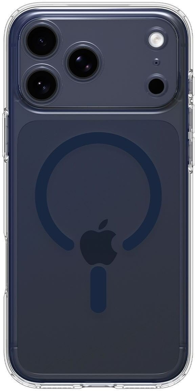 Mbulesë telefoni Spigen Ultra Hybrid MagSafe për iPhone 17 Pro, transparente blu
