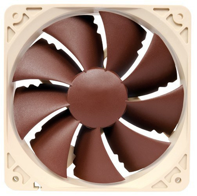 Ftohës Noctua NF-P12 PWM, 12 cm, i bronztë / i bardhë