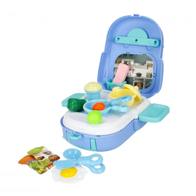 Set lodrash kuzhine MEGA CREATIVE 503882, me çantë shpine, për kalamaj