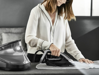Stacion me avull Tefal Pro Express Vision GV9821, 9 bar, i bardhë