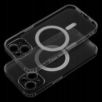 Futera MagSafe Frost Mag për iPhone 15 Plus, e tejdukshme