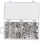 Set nitonatash alumini Forsage 36460, 150 copë, madhësi M3 M10, ngjyrë metalike