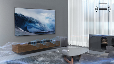 Soundbar TCL S55HE, me bass të thellë, i zi
