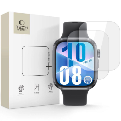 Mbrojtës ekrani Tech-Protect Hydro Flex+ 2-Pack, hidrogel, për Huawei Watch Fit 3 dhe 4, transparent
