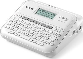 Aparat etiketash Brother P-Touch PT-D410VP, lidhet me PC, ekran me dy rreshta, i bardhë
