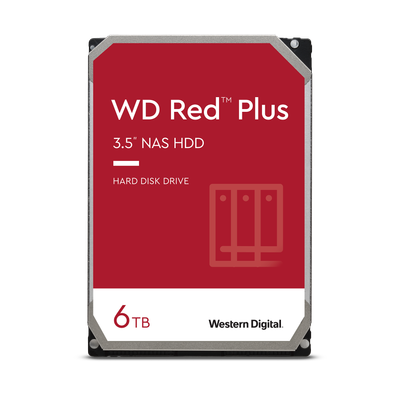 Hard disk i brendshëm WD Red Plus, 6TB, për NAS