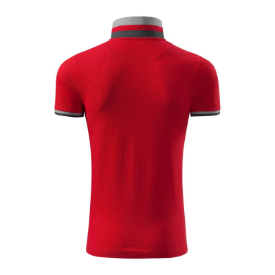 Bluzë polo Malfini Collar Up, pambuk, e kuqe