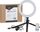 LED прстенесто светло Quadralite Ring Light 8\", RGB, USB, црна