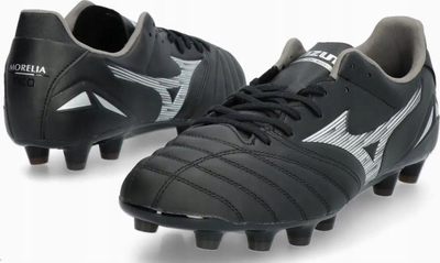 Këpucë futbolli Mizuno Morelia Neo IV Pro FG, për burra, taban për bar natyral, të zeza
