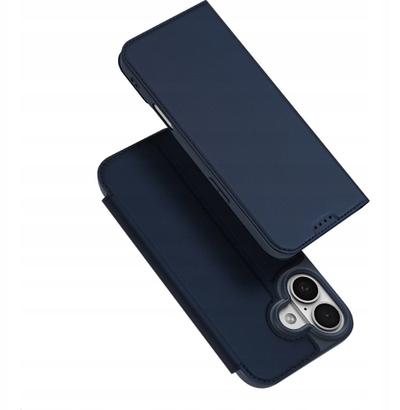 Futollë telefon Dux Ducis Skin Pro për iPhone 17, me stand, blu