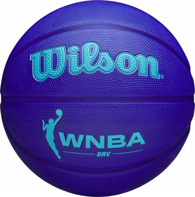 Top basketbolli Wilson WNBA DRV Outdoor, 28.5", për jashtë, vjollcë me turquoise