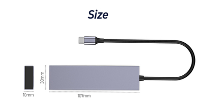 Hub 4in1 Type-C to Usb+Type-C SONIT TY0066