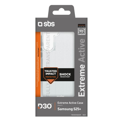 Kapak telefoni SBS Back Cover për Samsung Galaxy S25 Plus, D3O, transparent