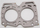 Garniturë koke motori Cometic Subaru EJ20G, 2.0L 4 cilindra, diametër 93mm, gri