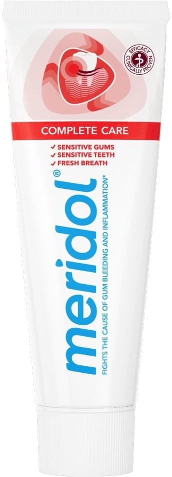 Pastë dhëmbësh Meridol Complete Care Sensitive, 75 ml, për dhëmbë të ndjeshëm