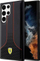 Kapotë telefoni Ferrari për Samsung Galaxy S23 Ultra, polycarbonate dhe TPU, licencë zyrtare, e zezë