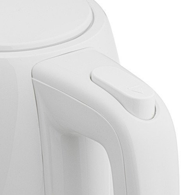 Ibrik elektrik Adler AD 1380w, 1.0L, plastik, i bardhë