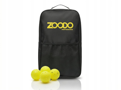 Set pickleball ZOODO P10 Titan Carbon, 2 raketa, 4 topa, i zi