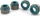 Set vula valvulash Viton Audi BMW, 12 copë, për motorë V6 R6, jeshile