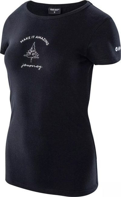 Bluzë gocash Hi-Tec Casual Lady Rone, pambuk elastan, XS, e zezë