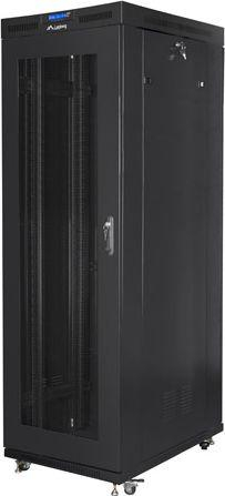 Kabinet rrjeti Lanberg Standing Cabinet 19" FF01-8042-23BL, 42U, 800 kg, i zi