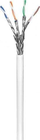 Kabllo rrjeti Goobay CAT6 S/FTP AWG 27/7, 305m, PVC, e bardhë