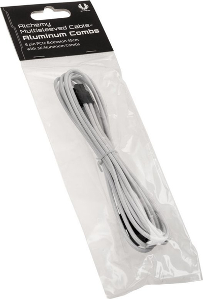 Kabllo zgjatuese PCIe BitFenix BFA-MAC-6PEG45WK-RP, 6-pin në 6-pin, 0.45m, e bardhë