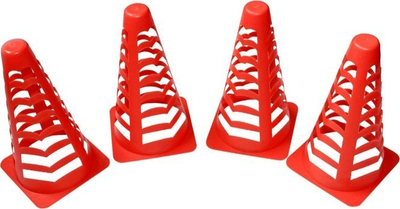 Kone stërvitje MASTER 22 cm, set me 4 copë, portokalli