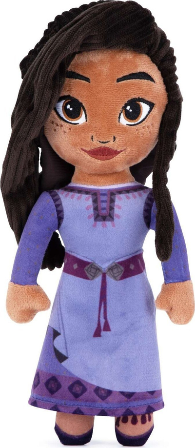Lodër pelushi Disney Wish Asha, 25cm, përqafuese, shumëngjyrëshe