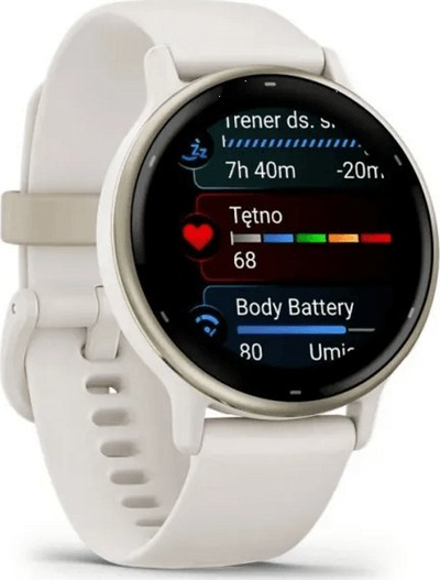Ora sportive Garmin Vivoactive 5, GPS, AMOLED, e bardhë