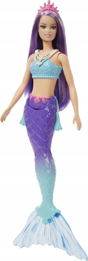 Kukull sirenë Mattel Barbie Dreamtopia, artikuluese, flokë rozë